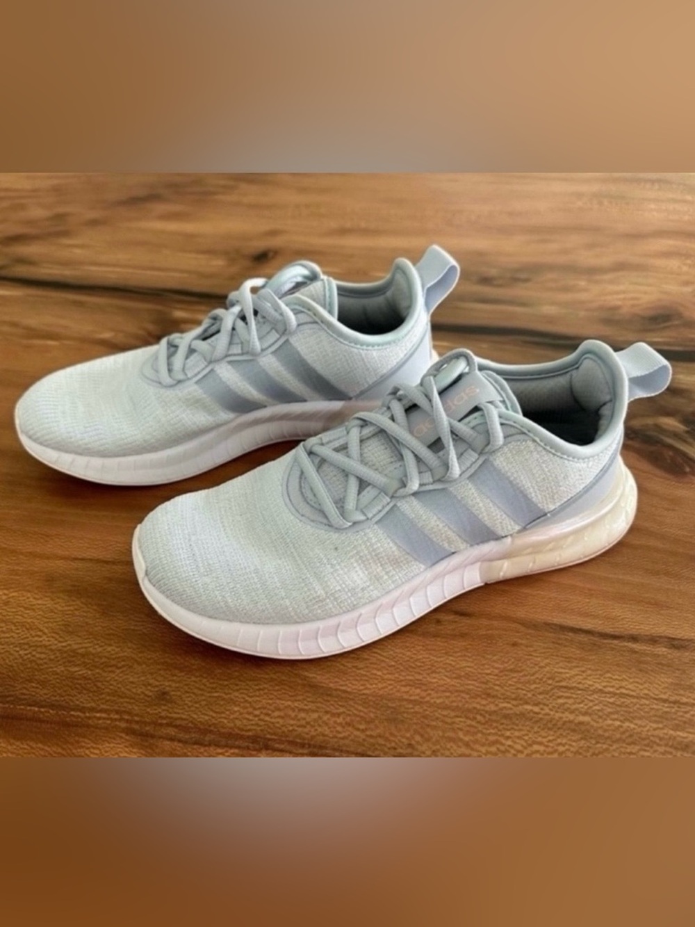 Adidas Women's Kaptir Super Running Sneakers Halo Blue Pink | Size: 6